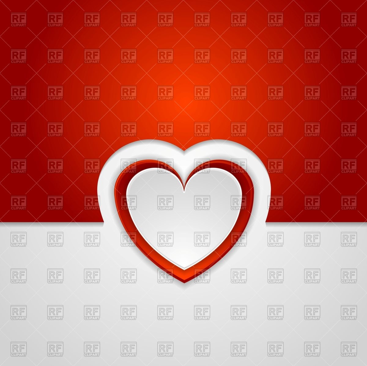 1200x1199 Red Valentine Day Background With Hearts Vector Image