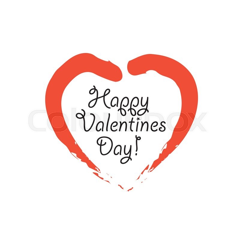 800x800 Happy Valentines Day Vector Graphic Stock Vector Colourbox