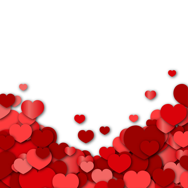 640x640 Free Vectors Valentine Background With Hearts Great