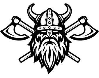 340x270 Axe And Knife Stand Viking Logo, Viking