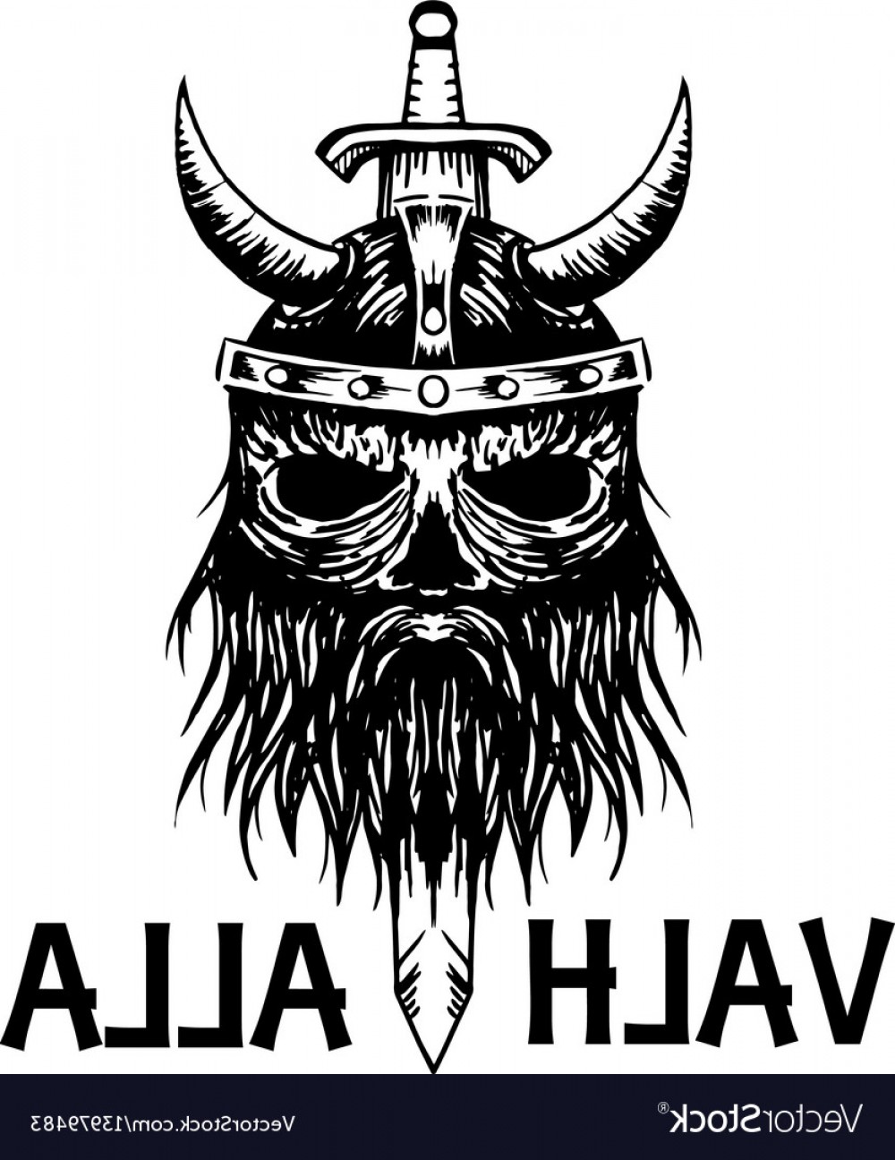 1000x1296 Valhalla Symbol Of Scandinavian Ancient Viking Vector Soidergi