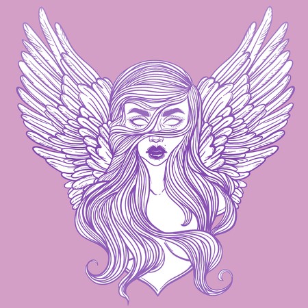 450x450 Scandinavian Goddess Valkyrie With Wings Zombie Or Vampire Girl