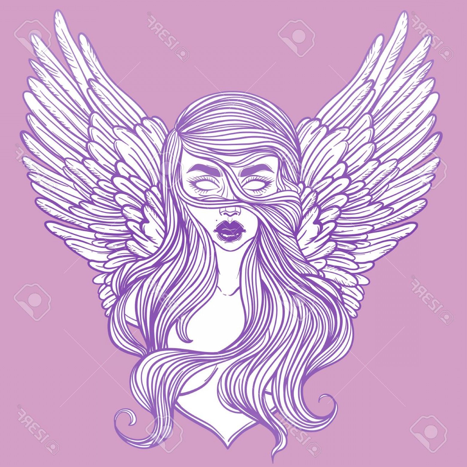 1560x1560 Goddess Wings Vector Studiogrfx