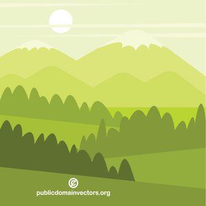 Green Hills And The Valley Vector Image Nature Vector Images 300x300 Green Hills And The Valley Vector Image Nature Vector Images