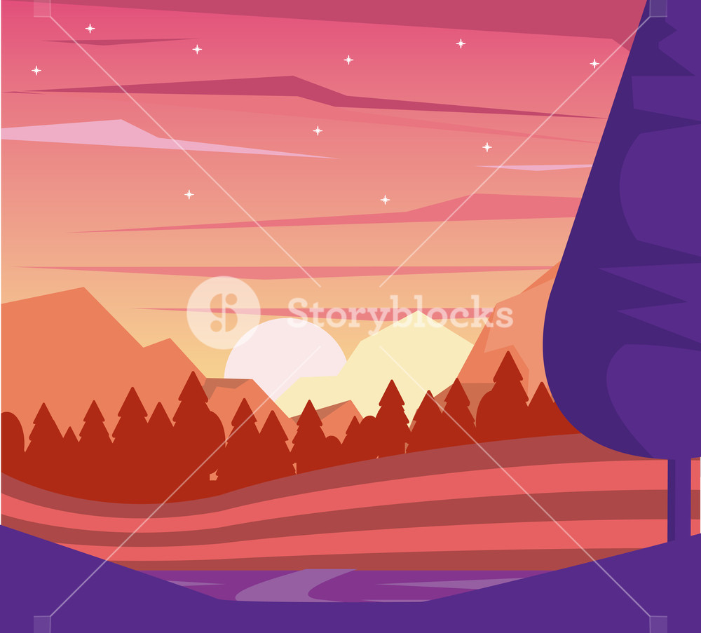 Colorful Background Of Dawn Landscape Of Mountains And Valley 1000x903 Colorful Background Of Dawn Landscape Of Mountains And Valley