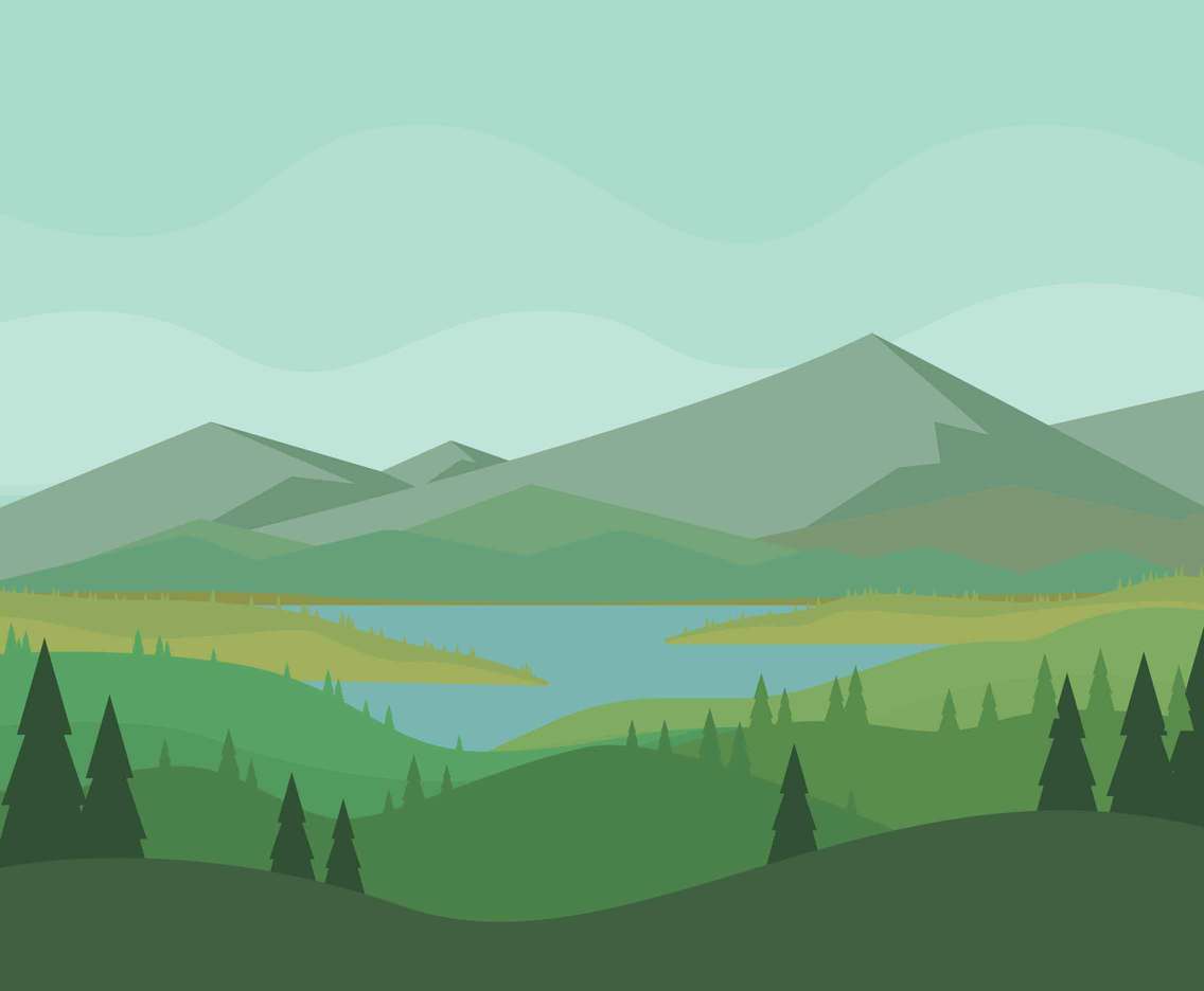 Free Green Valley Illustration Vector Art Graphics 1136x936 Free Green Valley Illustration Vector Art Graphics