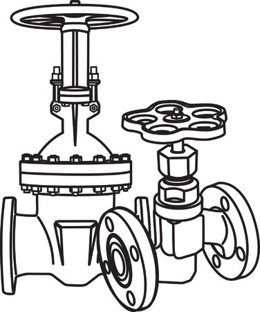 Contour Of Valve Vector Illustration Royalty Free Vector Graphics 376x450 Contour Of Valve Vector Illustration Royalty Free Vector Graphics
