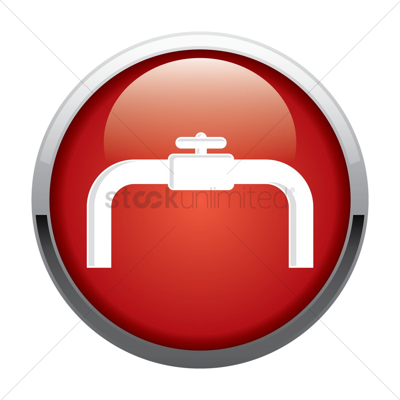 Gas Pipe Valve Vector Image 1300x1300 Gas Pipe Valve Vector Image