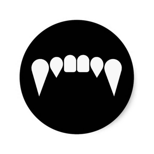 512x512 Vampire Fangs Clipart