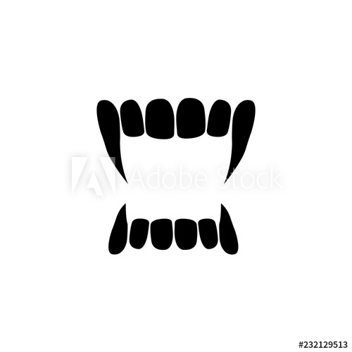 Vampire Fangs Vector at Vectorified.com | Collection of Vampire Fangs ...