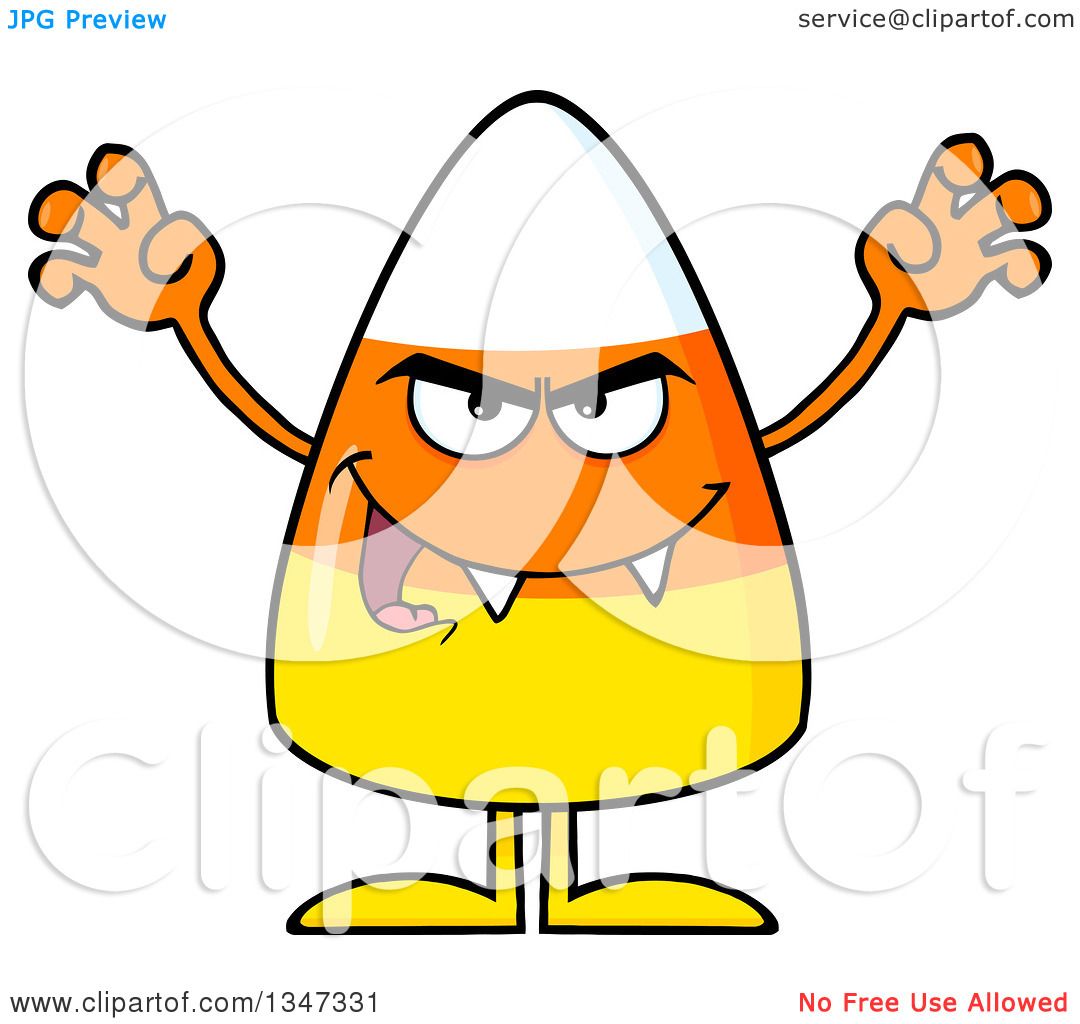 1080x1024 Clipart Of A Cartoon Halloween Candy Corn Character With Vampire