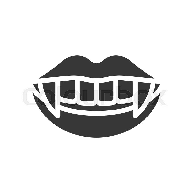 Vampire Teeth Vector at Vectorified.com | Collection of Vampire Teeth ...