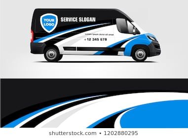 381x280 Racing Car Wrap Abstract Strip Racing Stock Vector