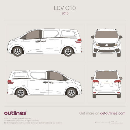 448x448 Ldv Cargo Van Drawings