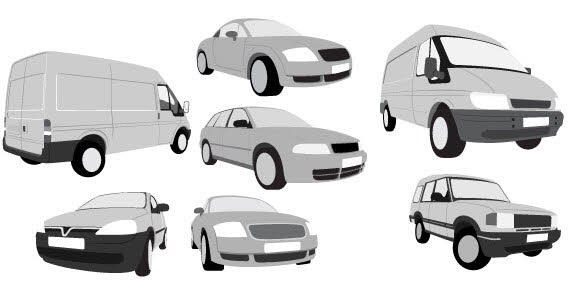 568x294 Car And Van Free Vector
