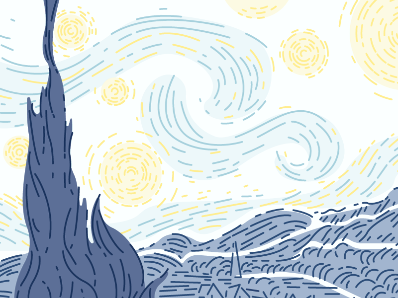 800x600 Starry Night