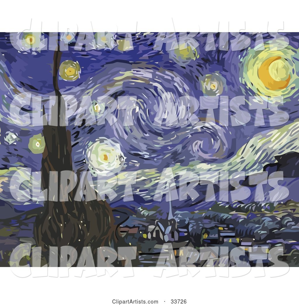1024x1044 The Starry Night, Original