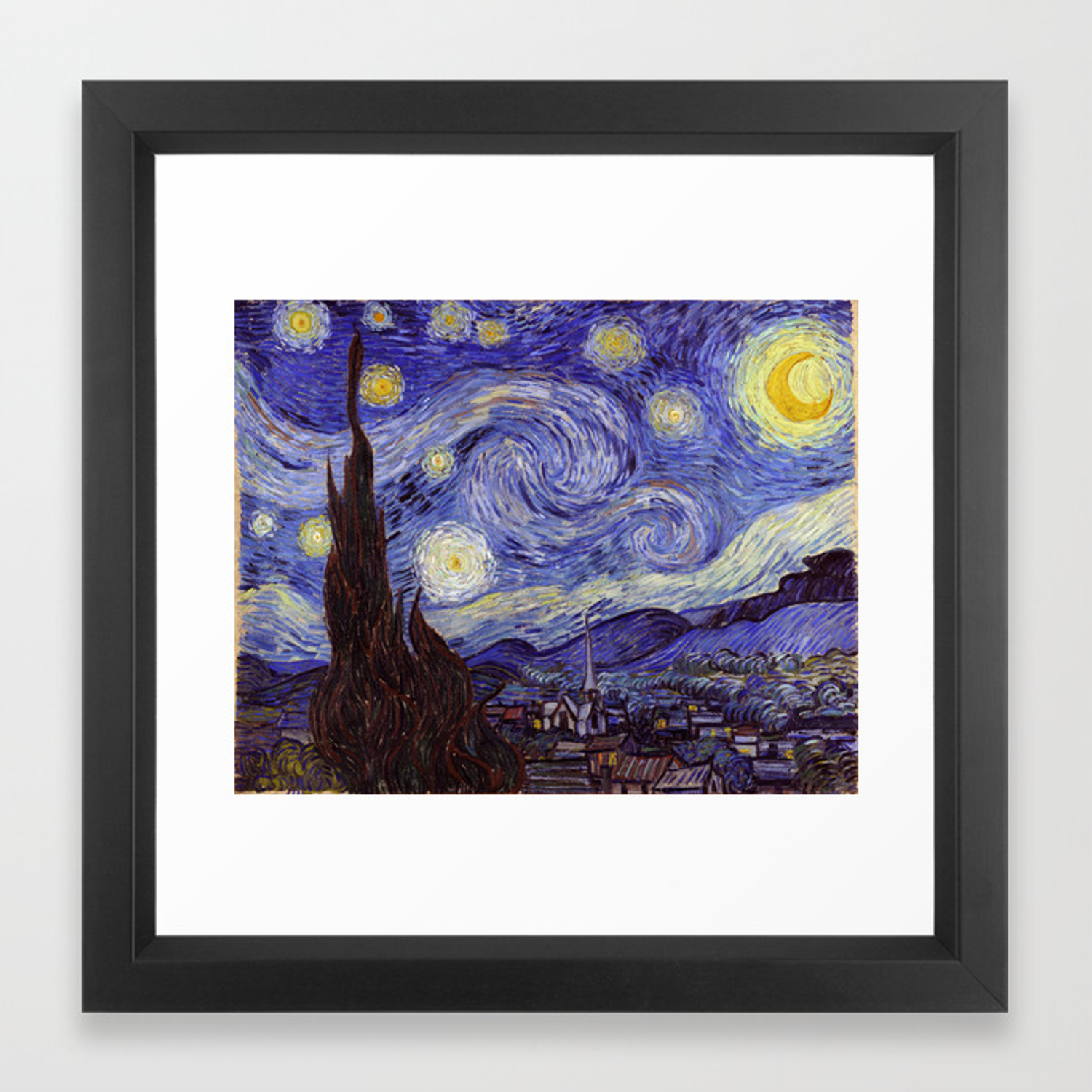 Van Gogh Starry Night Vector at Vectorified.com | Collection of Van ...