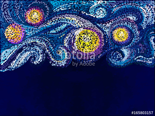 500x375 Van Gogh Background Stock Image And Royalty Free Vector