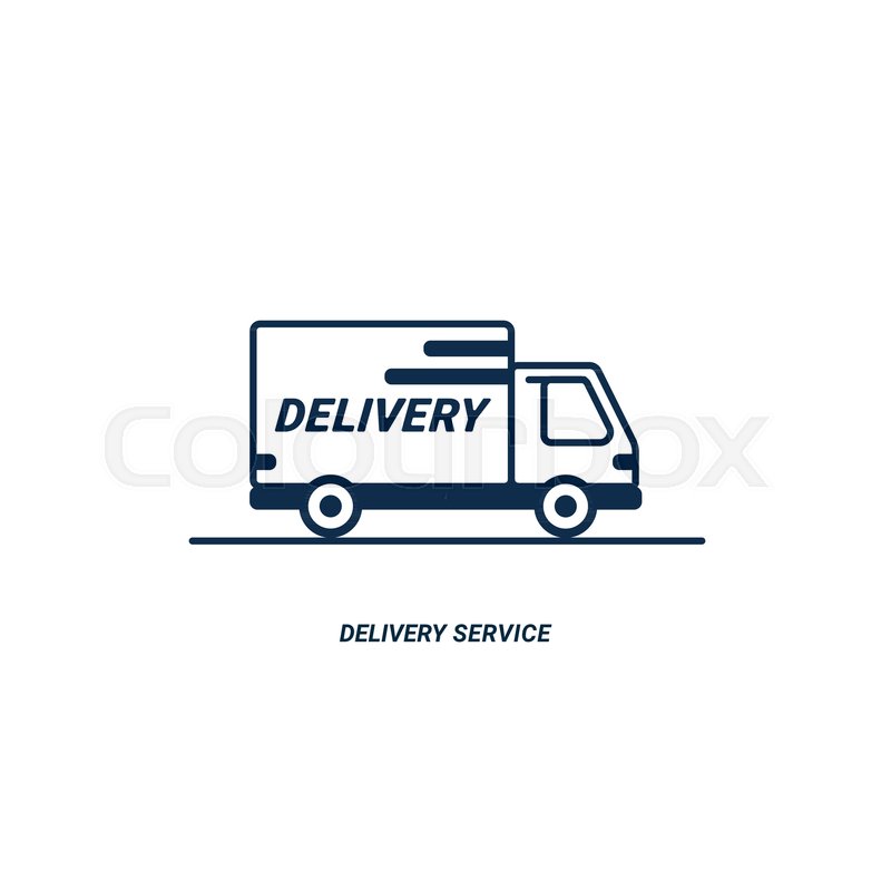 Line Icon Delivery Van Outline Icon Stock Vector Colourbox 800x800 Line Icon Delivery Van Outline Icon Stock Vector Colourbox