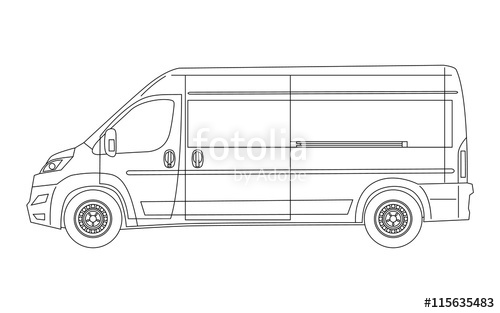 Modern Van Blueprint 500x313 Modern Van Blueprint