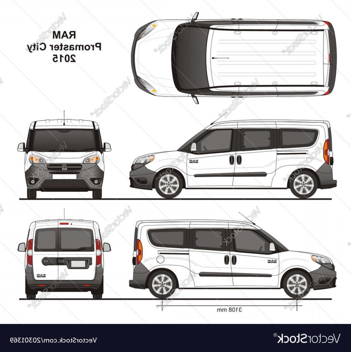 Ram Promaster City Passenger Van Vector Sarahgardan 1200x1204 Ram Promaster City Passenger Van Vector Sarahgardan
