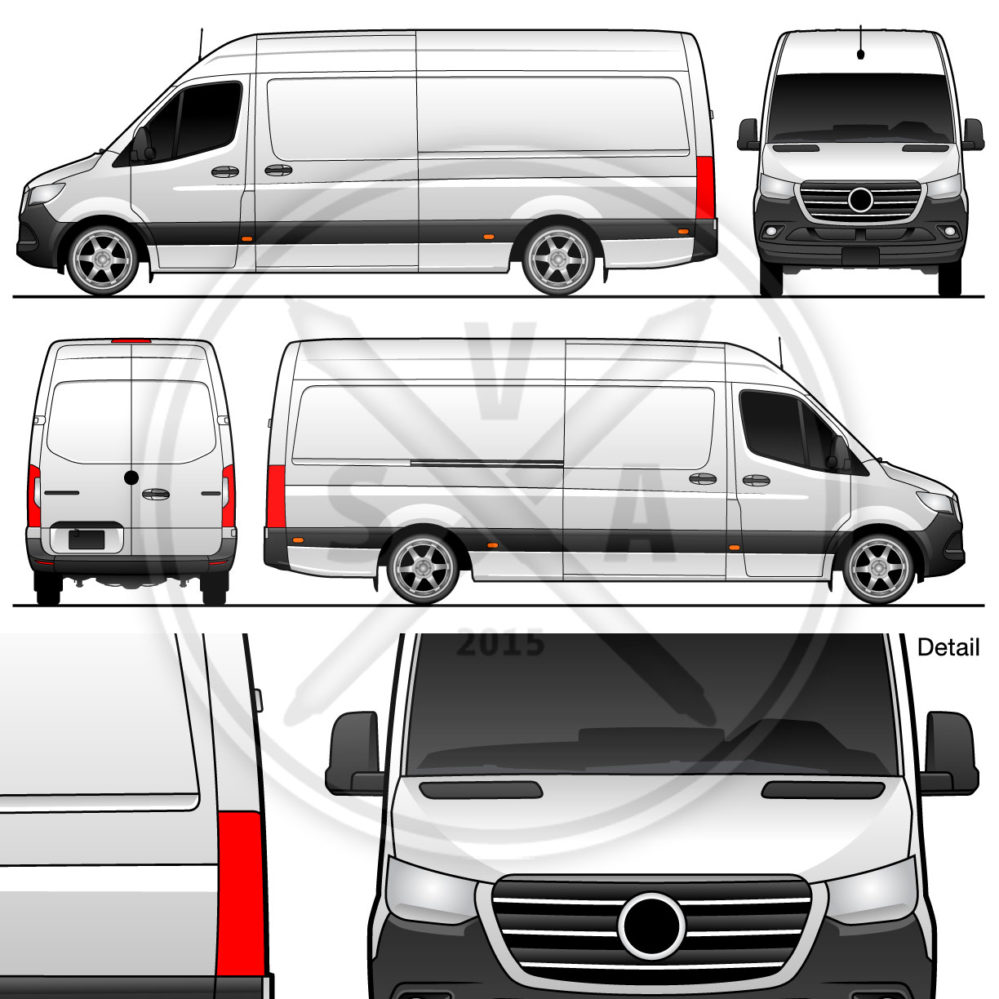 Sprinter Van High Roof Long Vehicle Outline 999x999 Sprinter Van High Roof Long Vehicle Outline