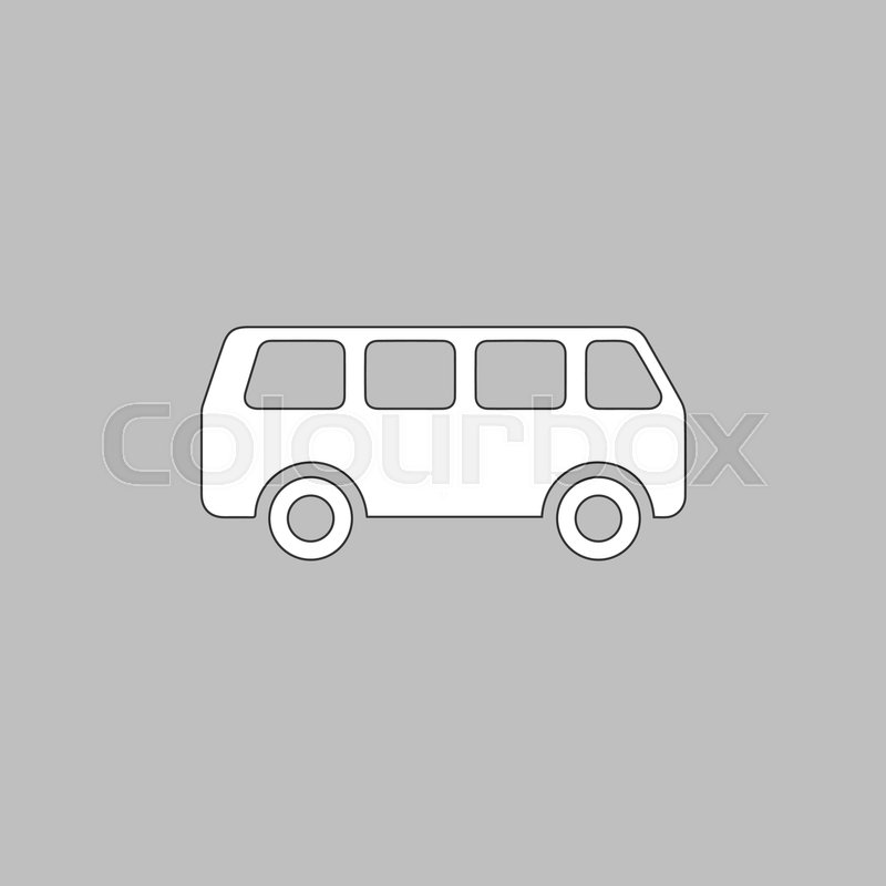 Van Simple Line Vector Button Thin Stock Vector Colourbox 800x800 Van Simple Line Vector Button Thin Stock Vector Colourbox