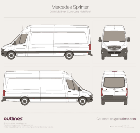 Mercedes Benz Sprinter Mk Iii Superlong High Roof Van 448x427 Mercedes Benz Sprinter Mk Iii Superlong High Roof Van