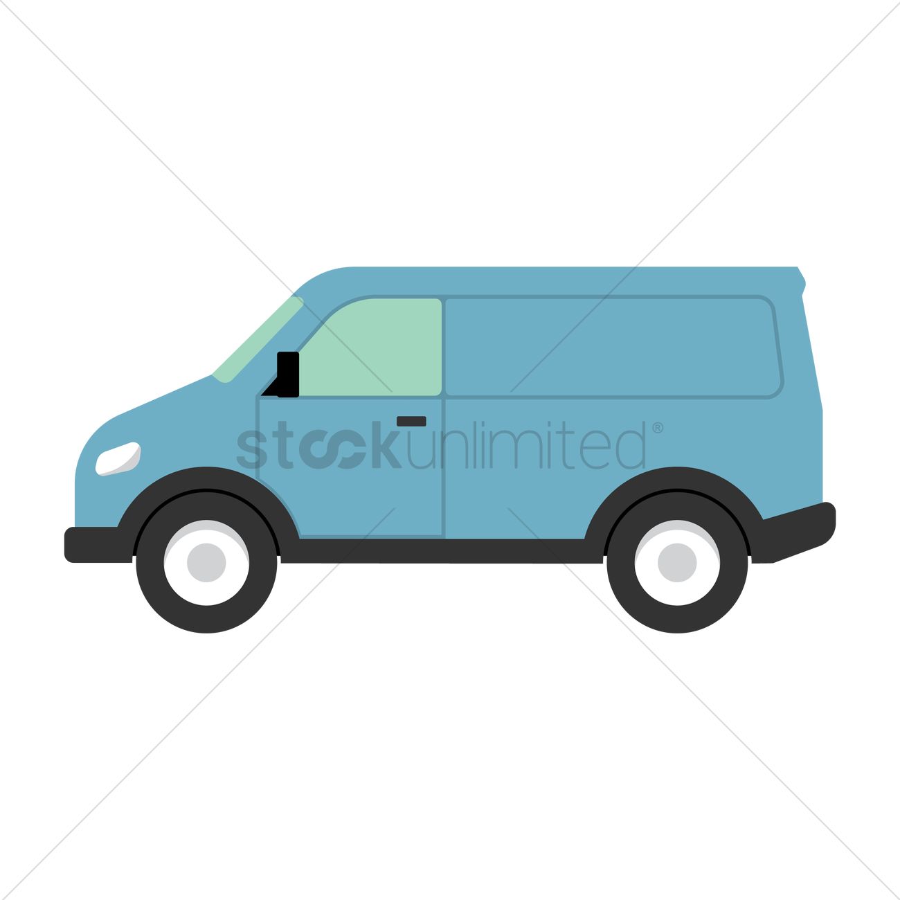 Van Vector Image 1300x1300 Van Vector Image