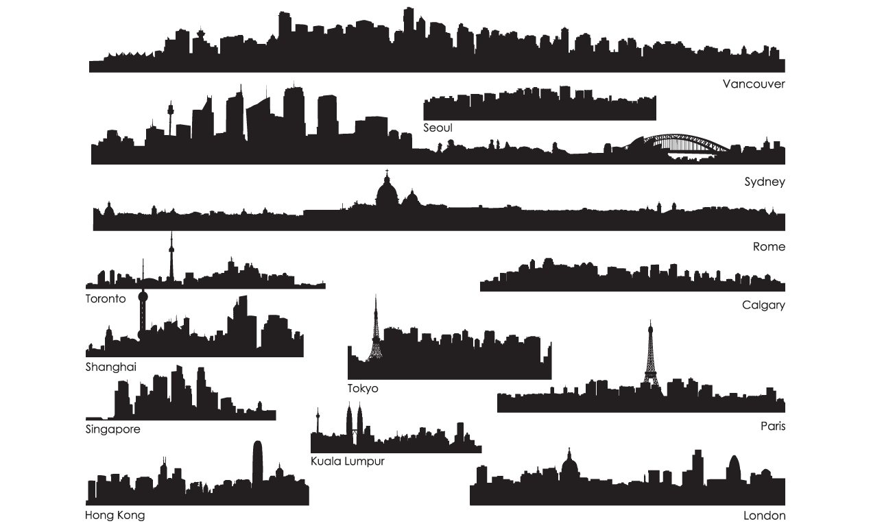 Vancouver Skyline Vector