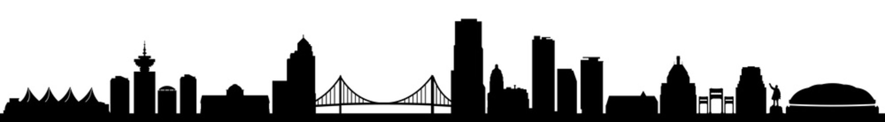 Vancouver Skyline Vector Photos, Royalty Free Images, Graphics 1739x240 Vancouver Skyline Vector Photos, Royalty Free Images, Graphics