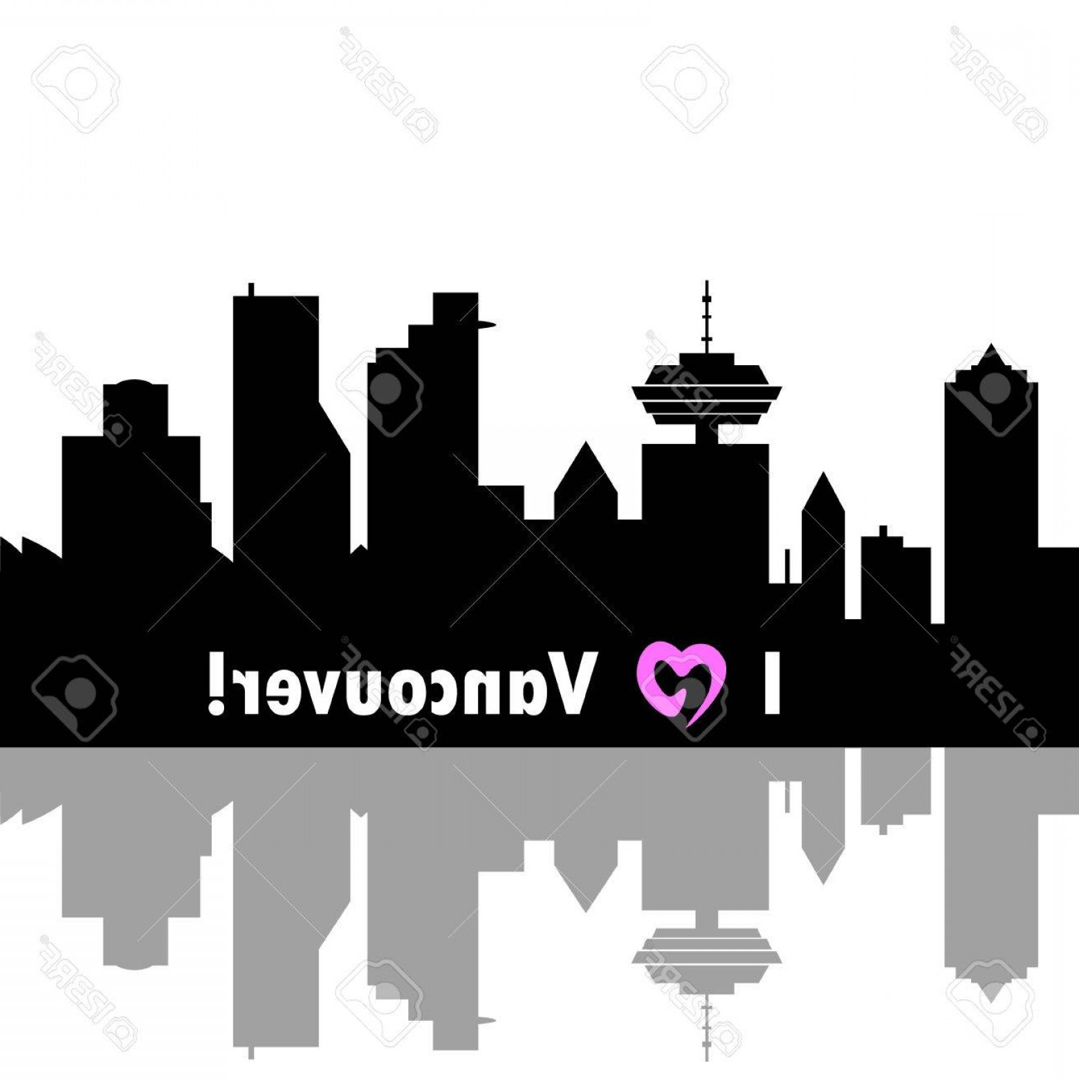Photostock Vector I Love Vancouver Canada Skyline Detailed Vector 1560x1560 Photostock Vector I Love Vancouver Canada Skyline Detailed Vector