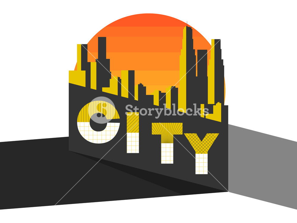 1000x750 City Landscape On A Modern City Skyscrapers, Panorama Vanguard