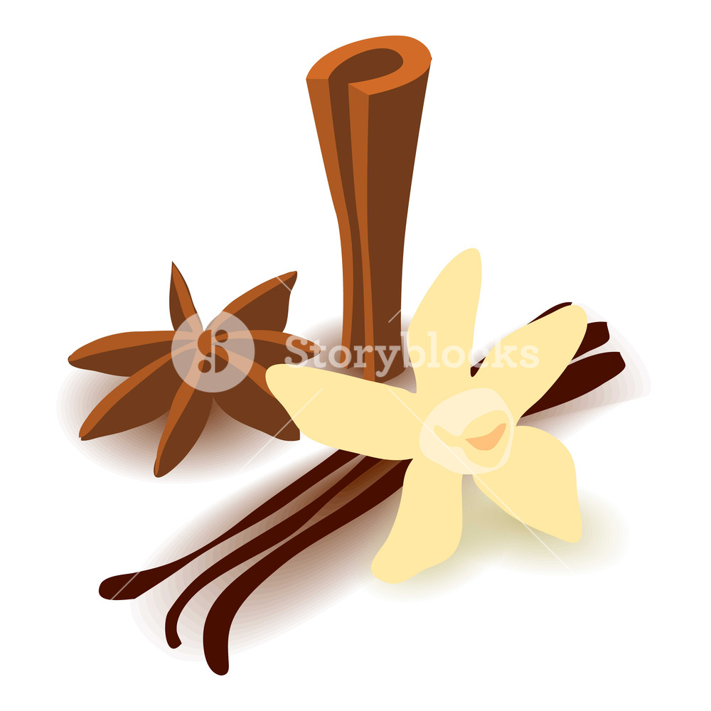 1000x1000 Vanilla Icon Cartoon Isometric Illustration Of Vanilla Vector