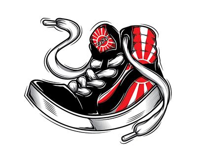 404x316 The Rising Sun Vans X Hosoi Skateboards Vector Art Vans