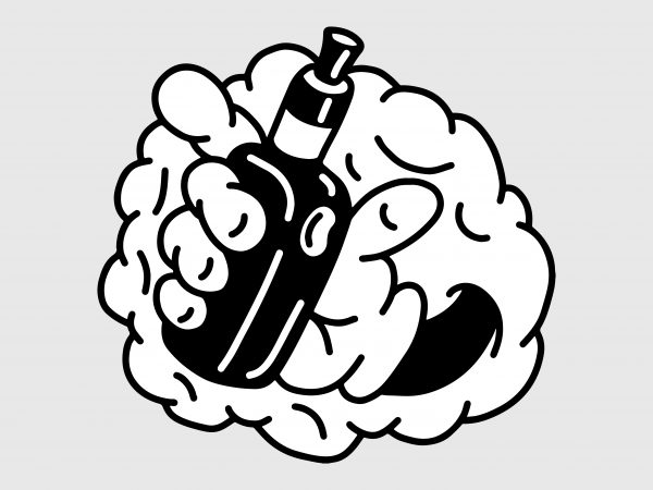 600x450 Vape Hand Vector T Shirt Design