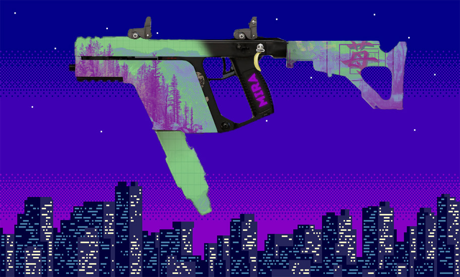 Vaporwave Vector Skin Concept 913x549 Vaporwave Vector Skin Concept