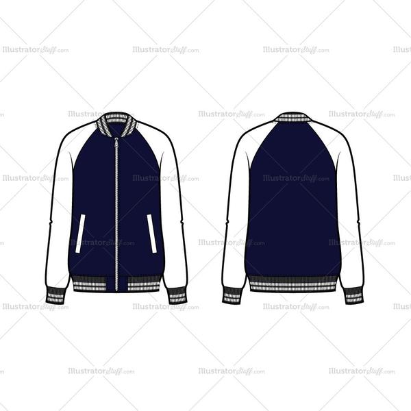 Varsity Jacket Template Vector at Vectorified.com | Collection of ...