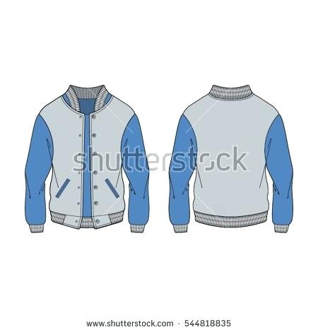 Varsity Jacket Template Vector at Vectorified.com | Collection of ...