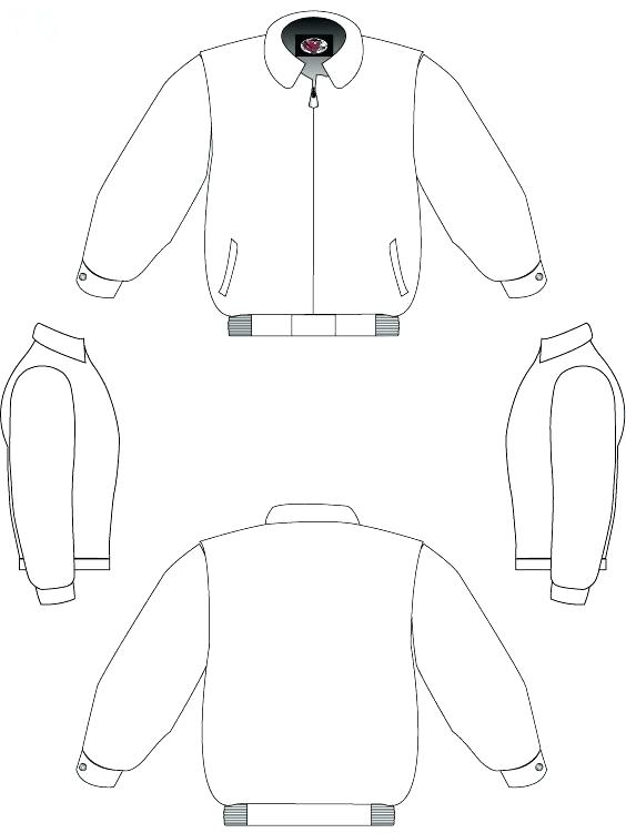 Download Varsity Jacket Template Illustrator
