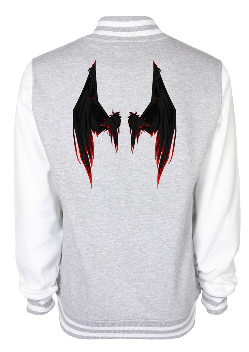 Vector Black Wings Varsity Jacket 849x1200 Vector Black Wings Varsity Jacket
