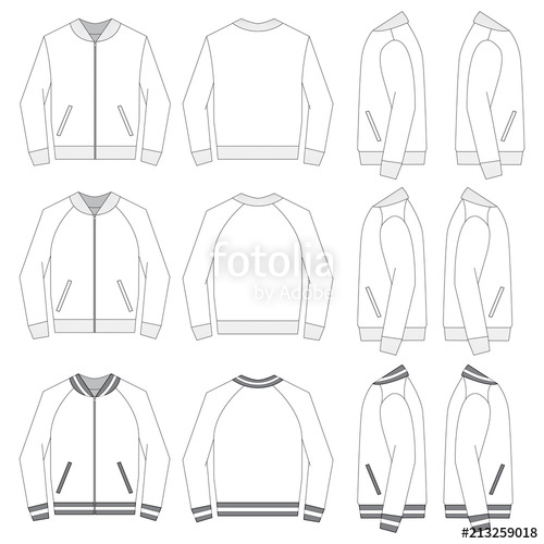 Vector Template For Bomber Jackets Stock Image And Royalty Free 500x500 Vector Template For Bomber Jackets Stock Image And Royalty Free