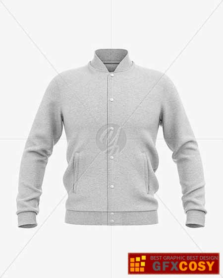 Heather Varsity Jacket Mockup 450x560 Heather Varsity Jacket Mockup