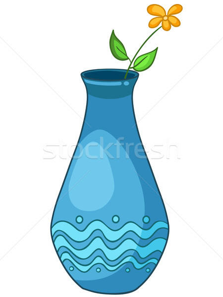 450x600 Cartoon Home Vase Vector Illustration Andrei Krauchuk