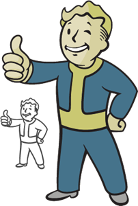 202x300 Vault Boy Logo Vector