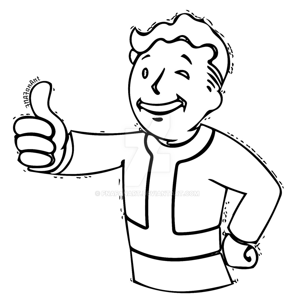 Vault Boy Vector at Vectorified.com | Collection of Vault Boy Vector ...