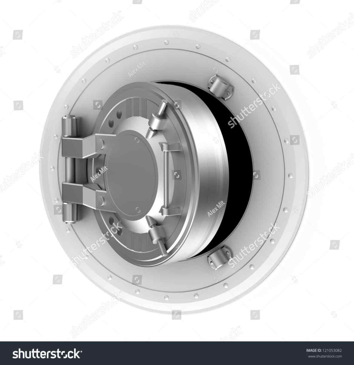 1185x1221 Door On White Stock Vector Illustration Vault Vault Door Clipart