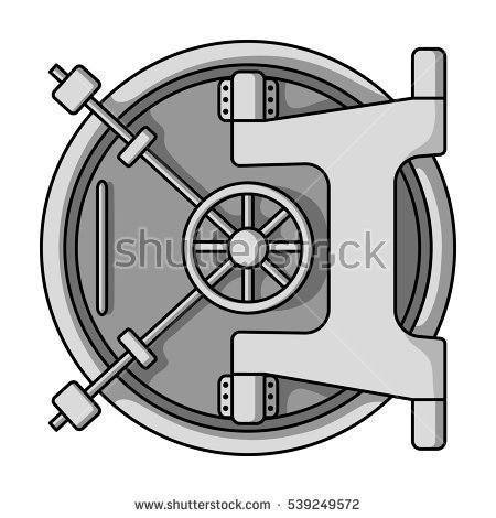 450x470 Vault Door Clipart