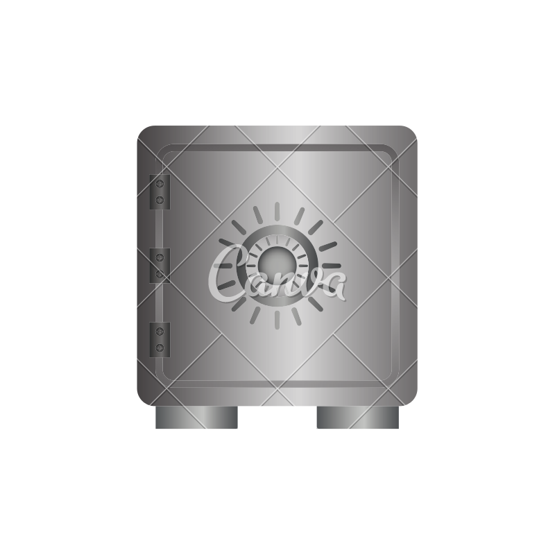 800x800 Safe Vault Vector
